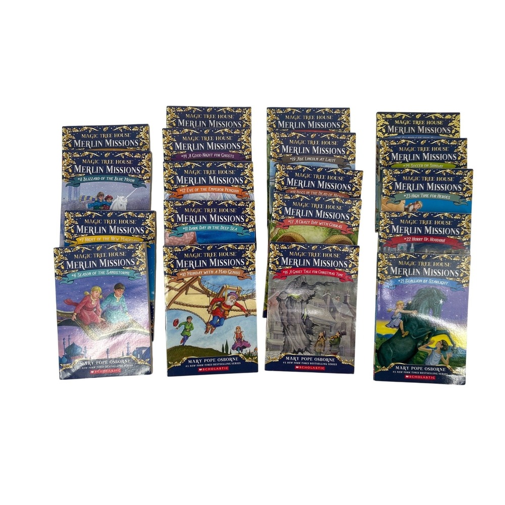 Magic Tree House Merlin Missions Lot of 20 Mary Pope Osborne Scholastic Book